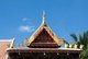 Thailand: Roof finial of a hatsadiling (half elephant, half bird) on the Ho Trai or library building, Wat Changkam, Wiang Kum Kam, Chiang Mai